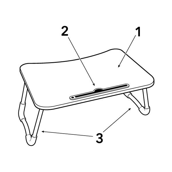 Sklopivi mini stol za laptop
