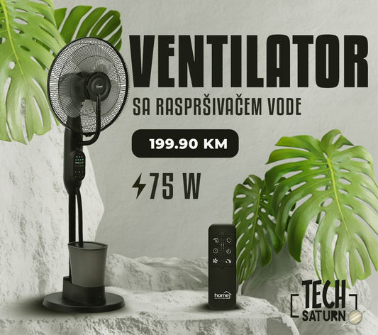 Ventilator sa raspršivačem vode
