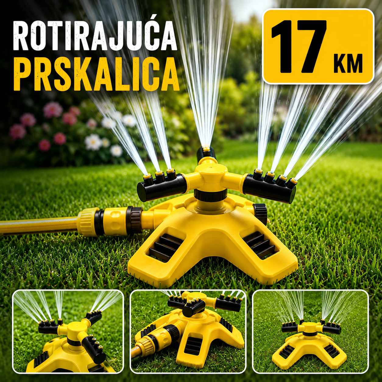 Rotirajuća vrtna prskalica - AquaSpin